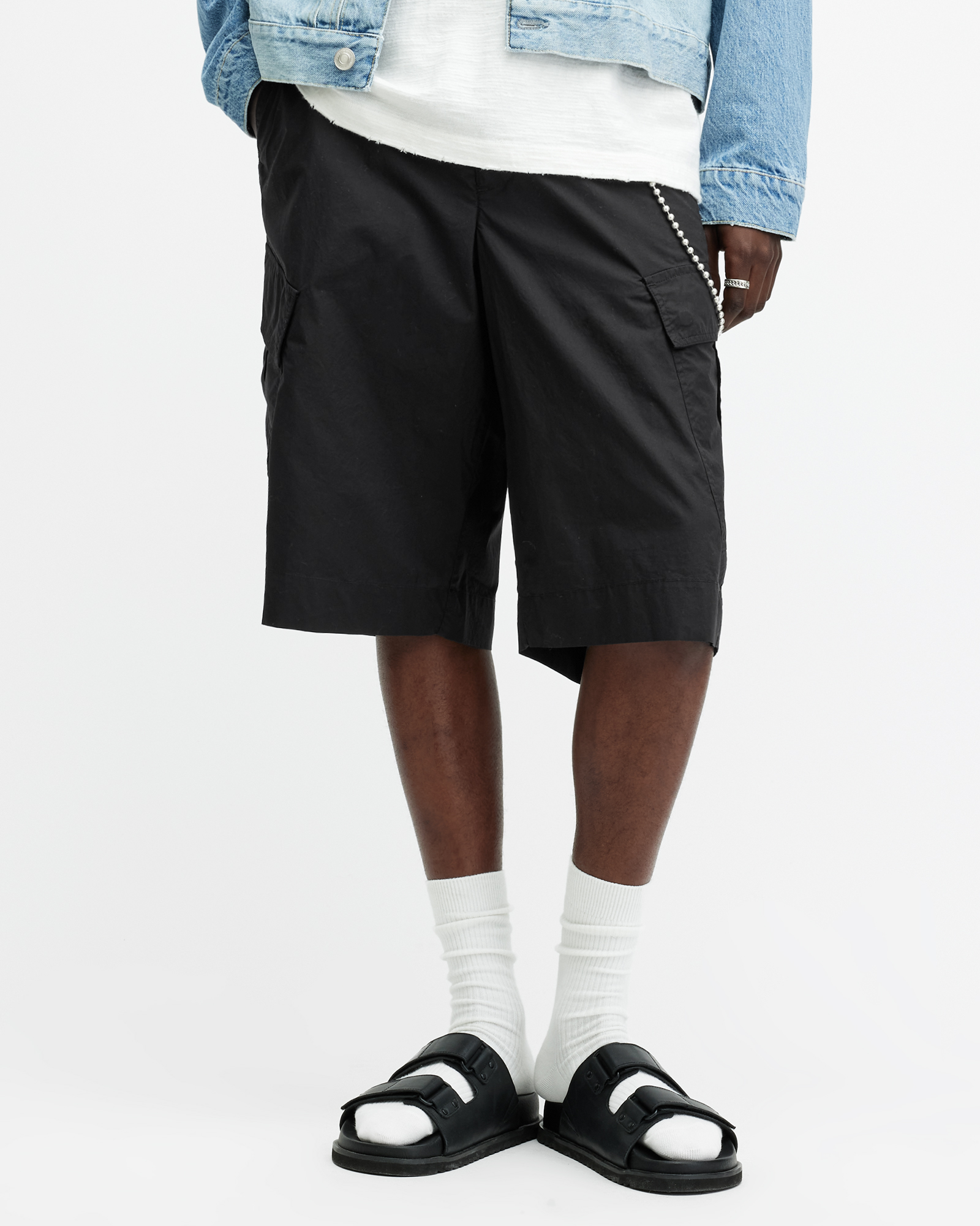 AllSaints Ardy Wide Fit Cargo Shorts