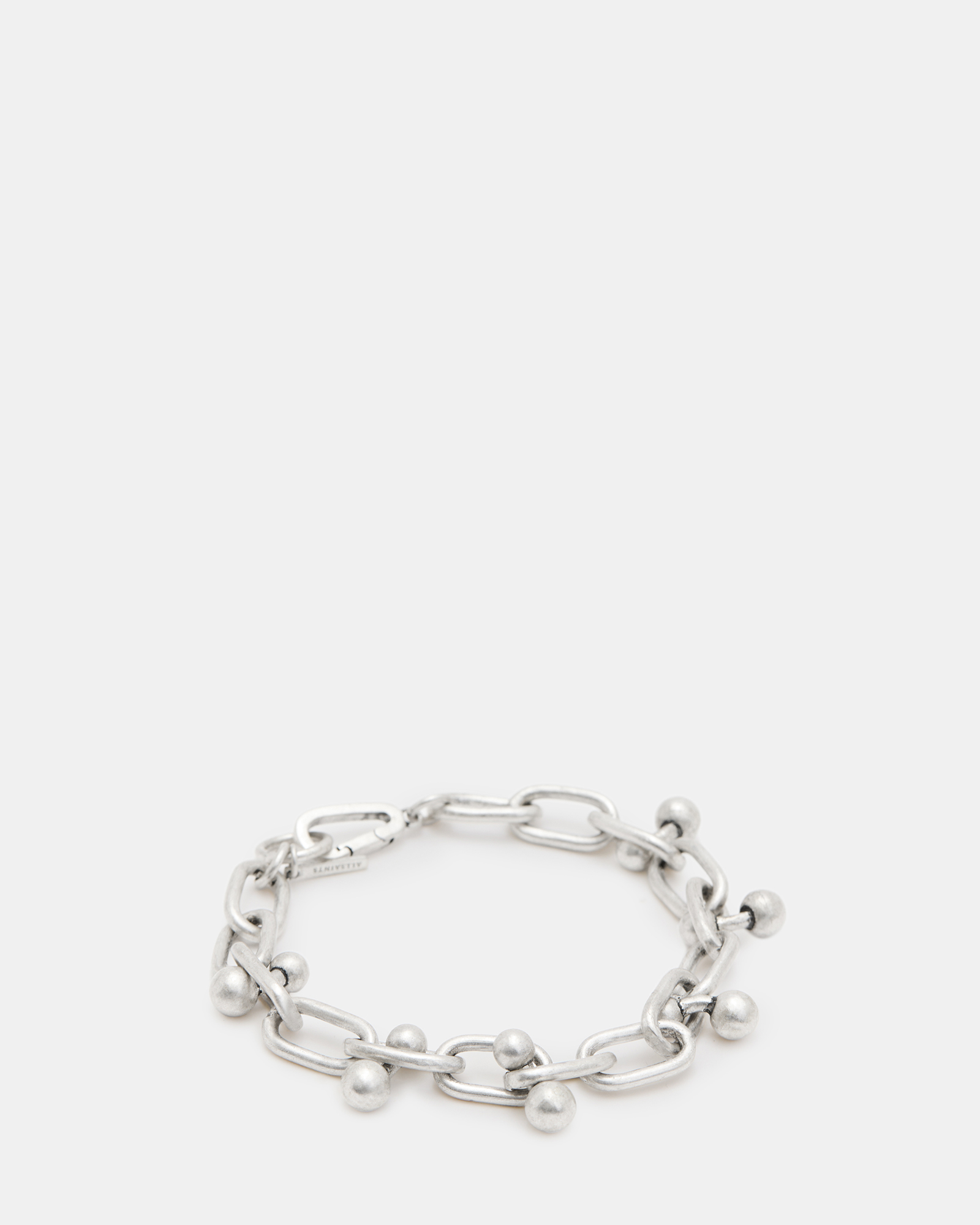AllSaints Brendon Chain Bracelet,, WARM SILVER