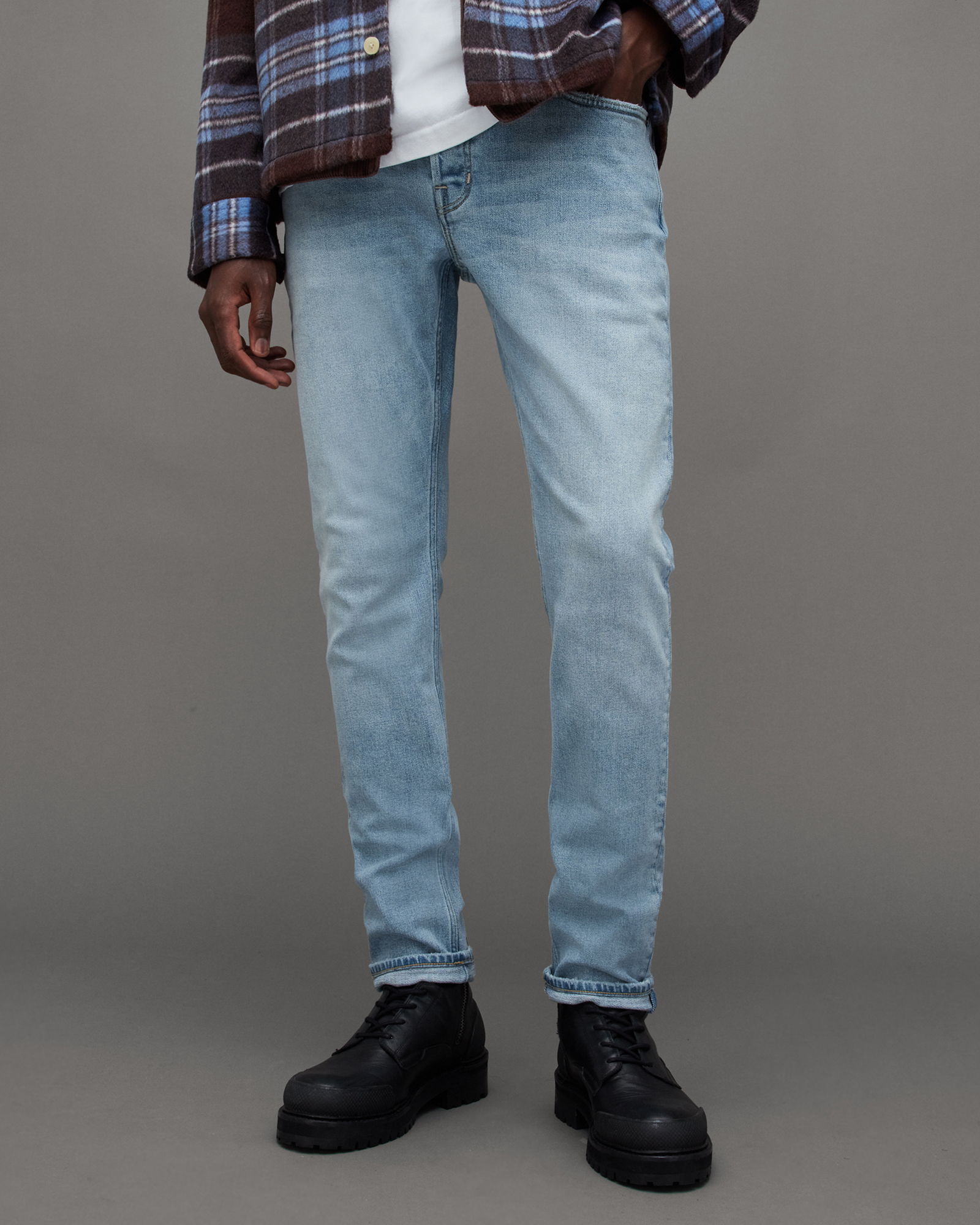 AllSaints Rex Slim Fit Soft Stretch Denim Jeans