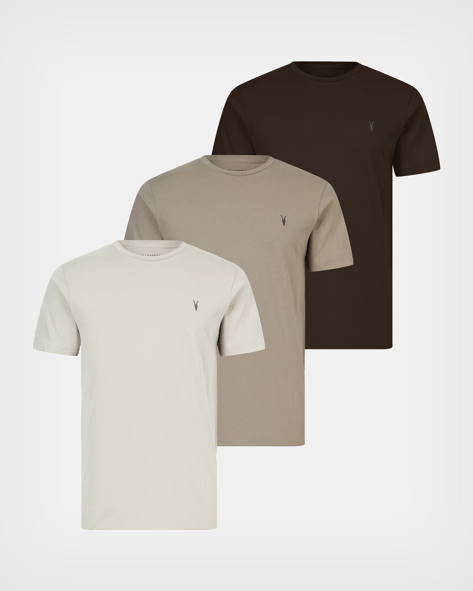 AllSaints Brace Crew T-Shirt 3 Pack