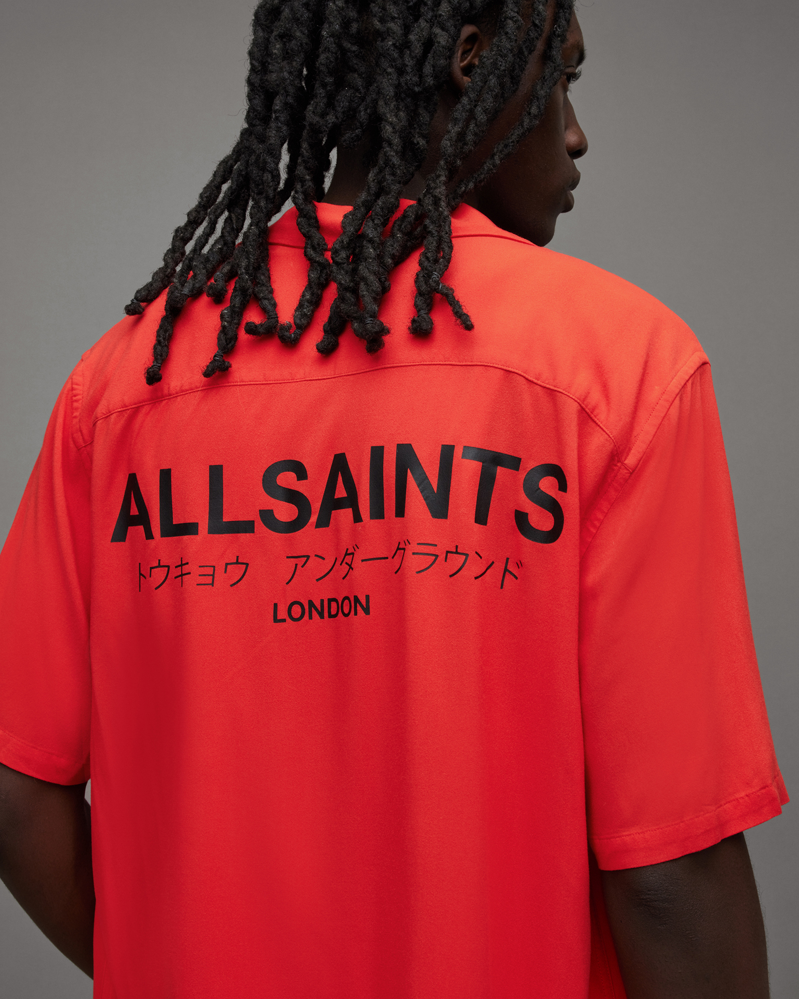 AllSaints Underground Short Sleeve Logo Shirt