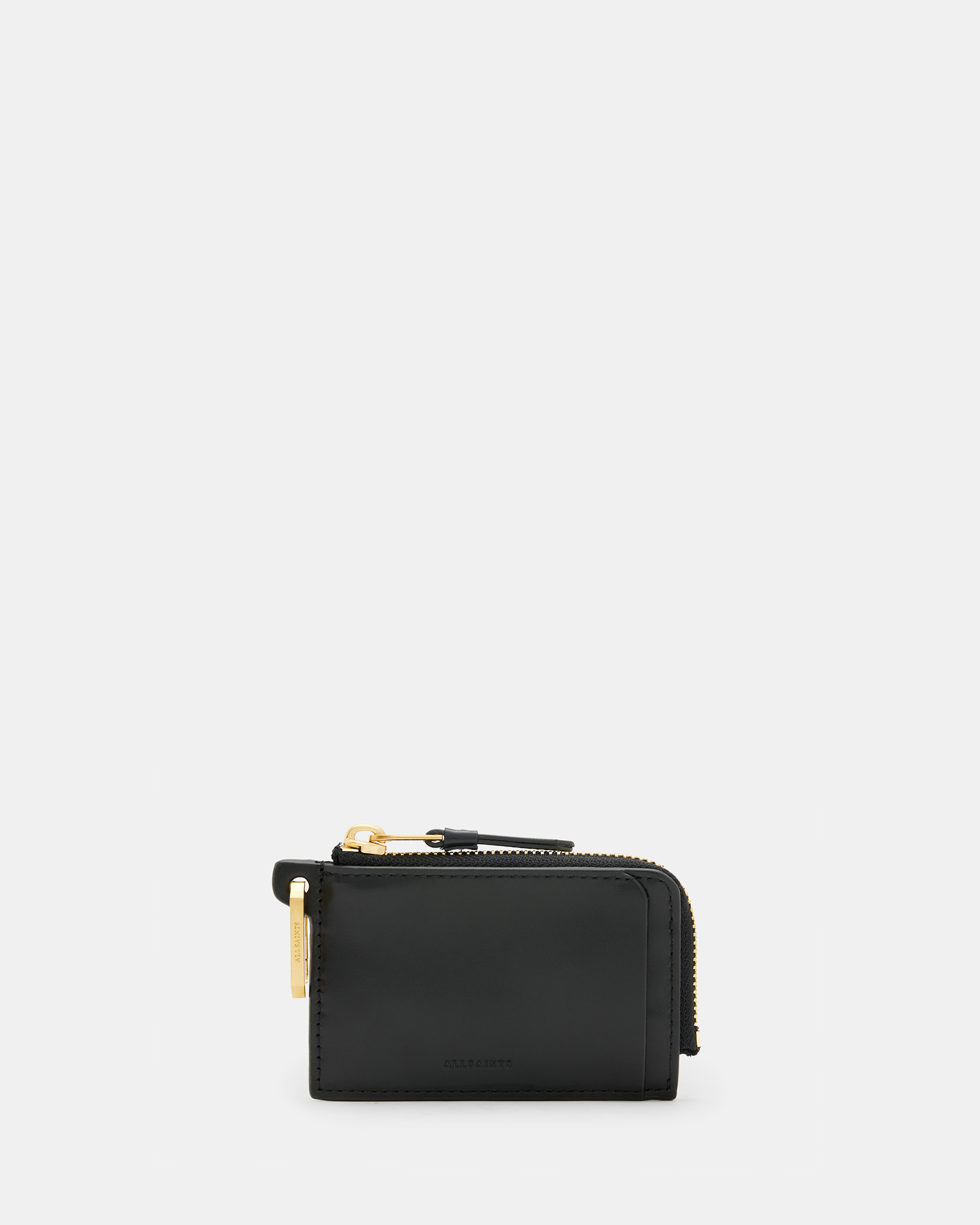 AllSaints Remy Leather Wallet,, Black