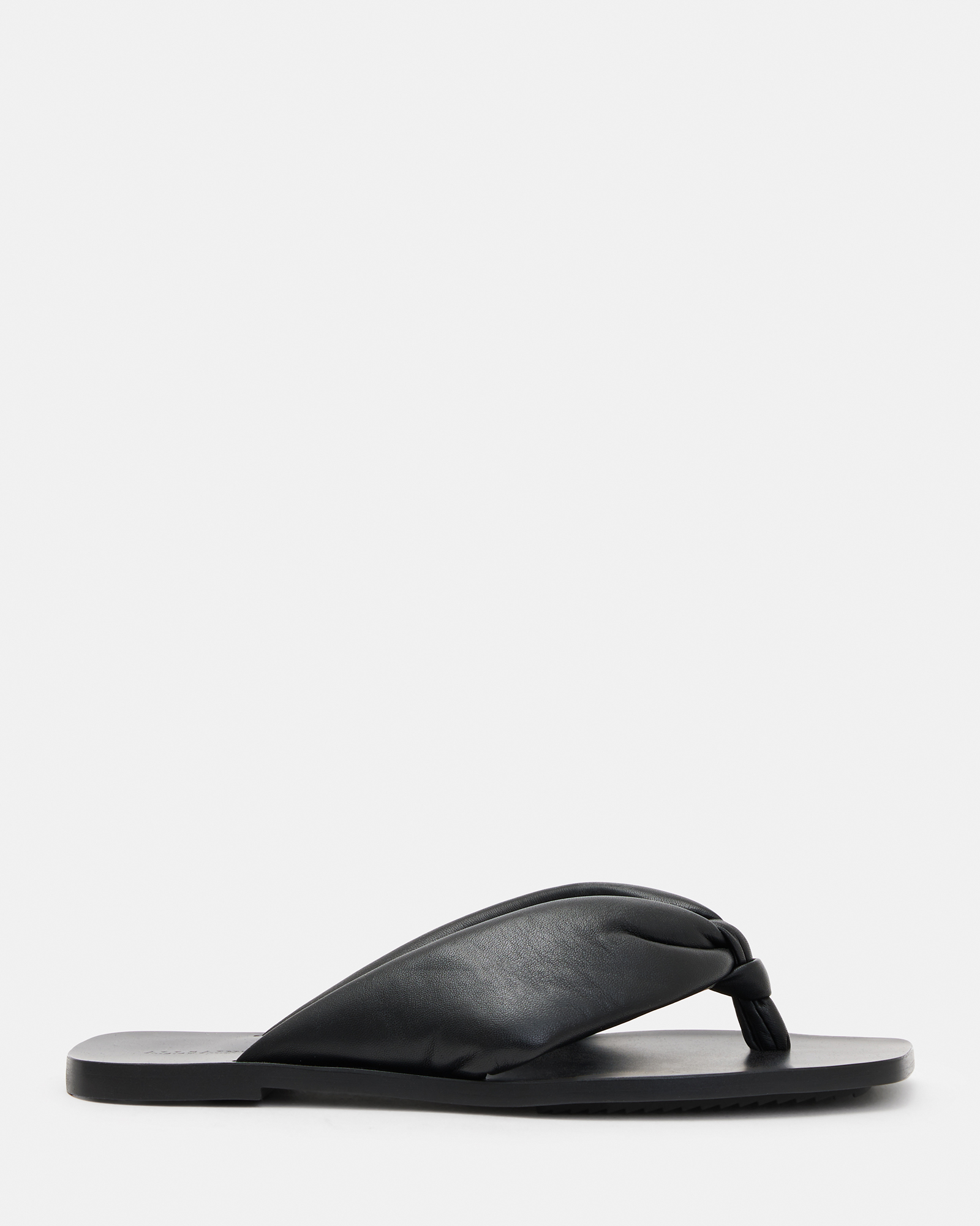 AllSaints Loop Knotted Leather Sandals