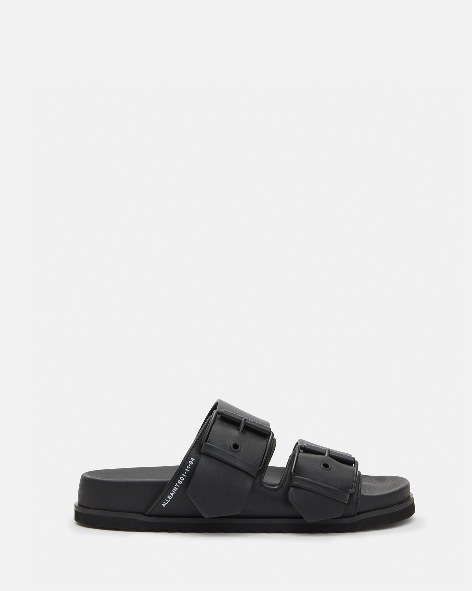 AllSaints Sian Leather Sandals,, Black