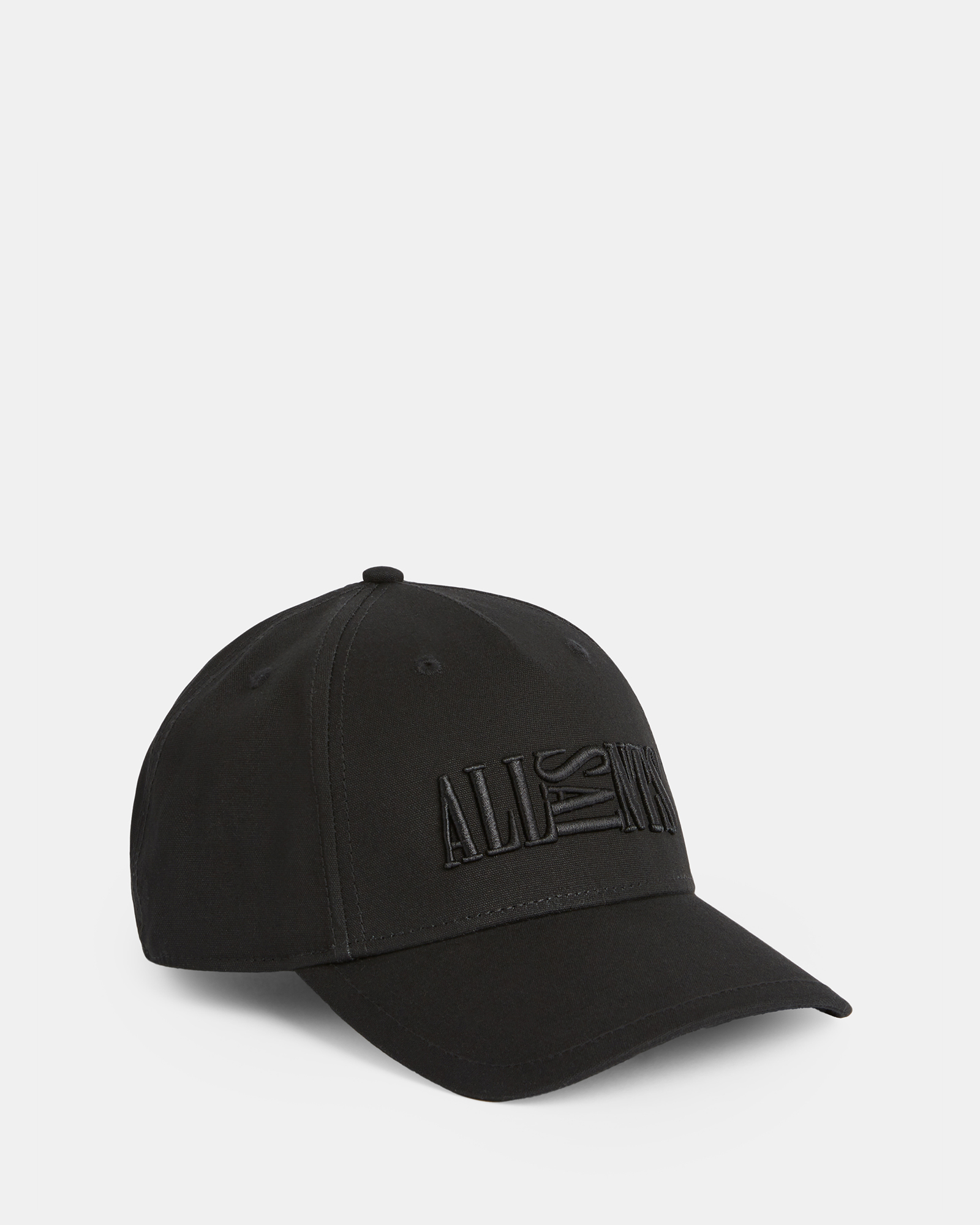 AllSaints Oppose Embroidered Baseball Cap,, Black