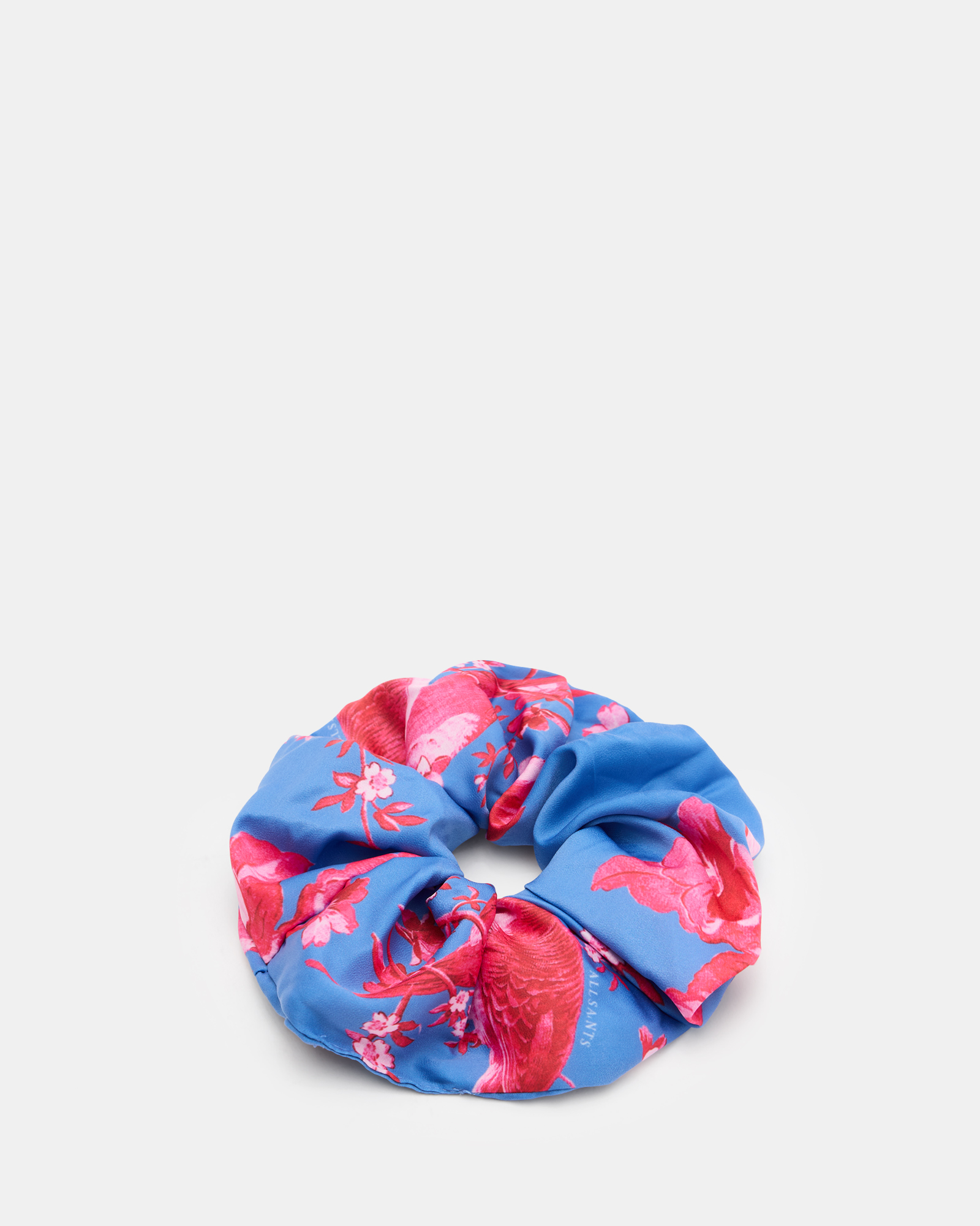 AllSaints Iona Oversized Scrunchie,, Neon Pink