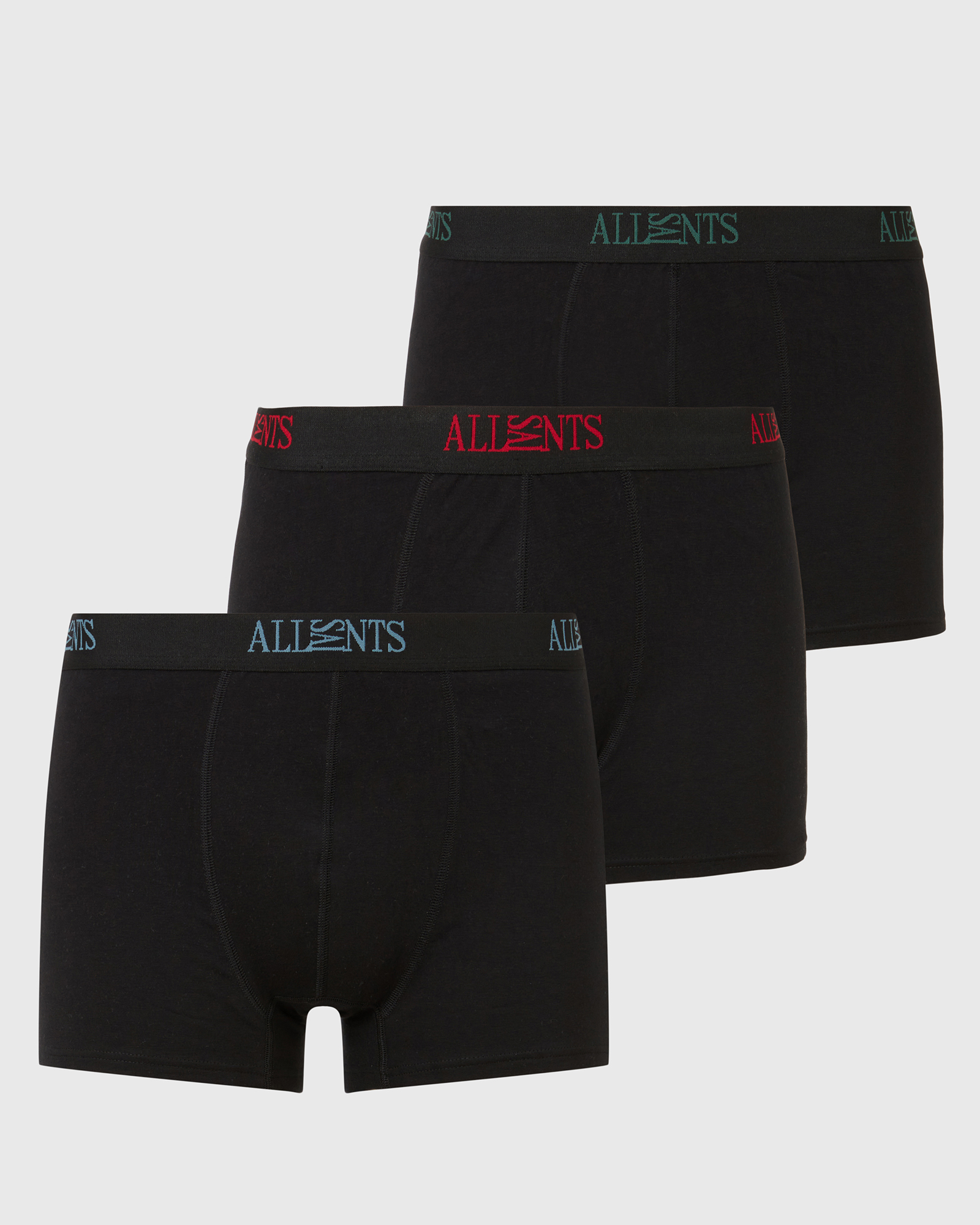 AllSaints Wren Contrast Boxers 3 Pack
