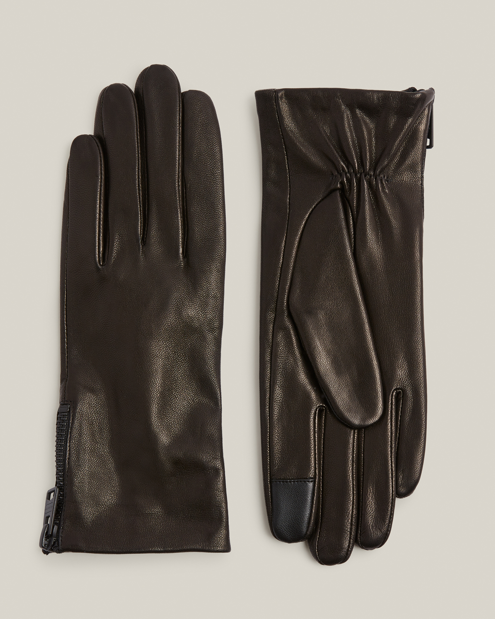 AllSaints Cleo Leather Gloves