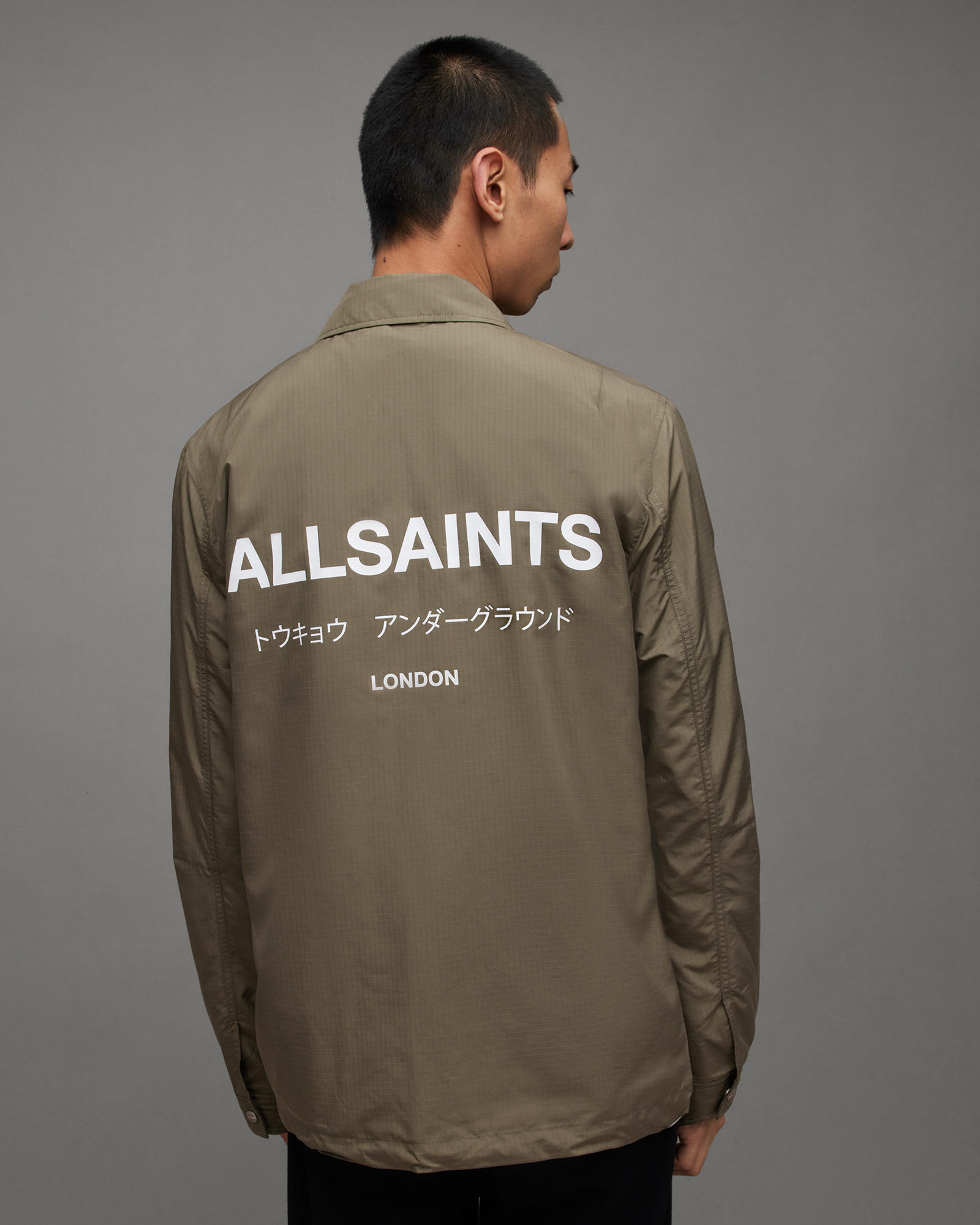 AllSaints Zito Underground Jacket,, Light Khaki