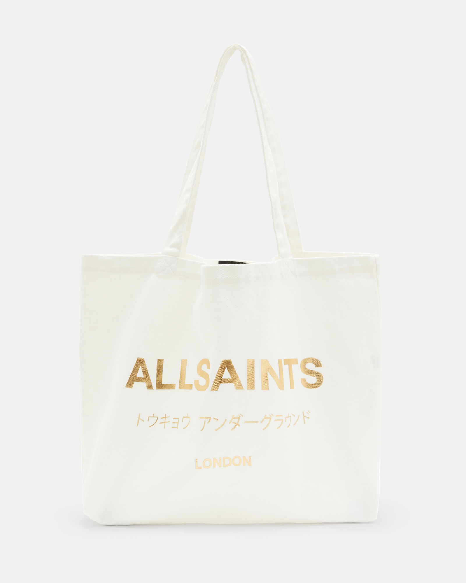 AllSaints Underground Foil Tote Bag