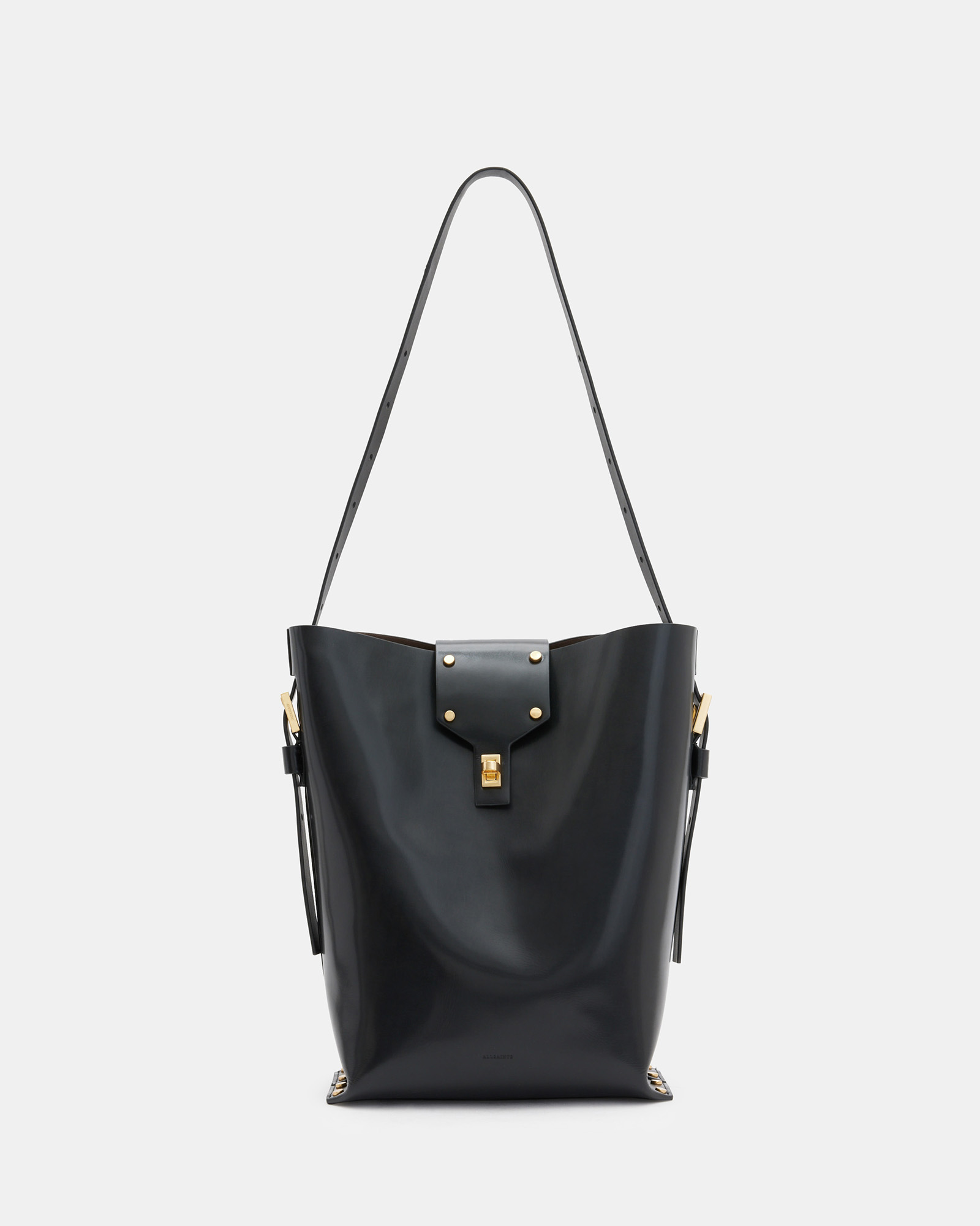 AllSaints Miro Adjustable Leather Shoulder Bag