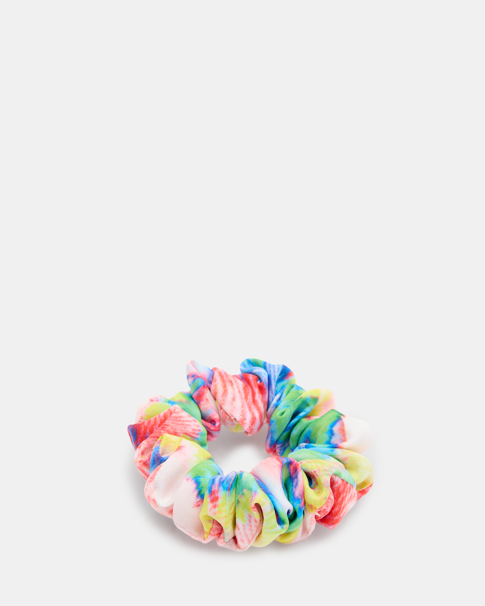 Shop Allsaints Mel Mini Scrunchie, In Rainbow Multi