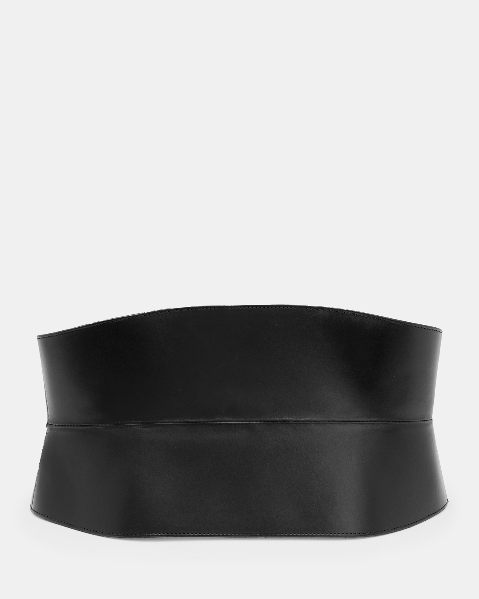 Oakley Leather Corset Belt BLACK/DULL NICKEL | ALLSAINTS US