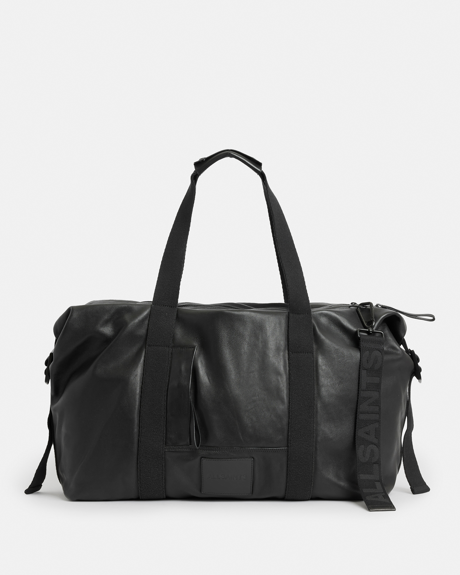 Mito Leather Weekend Bag Black | ALLSAINTS US