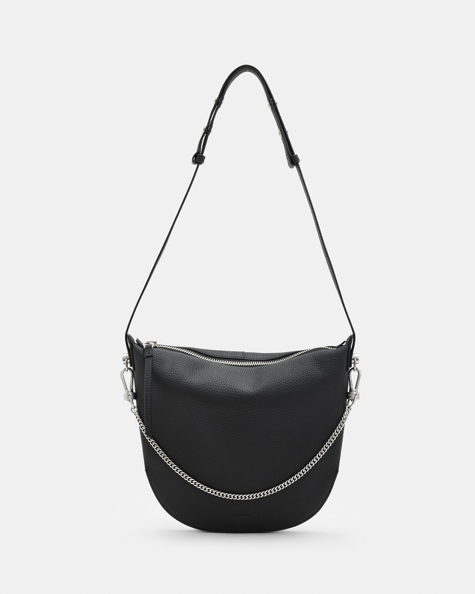 Blake Leather Shoulder Bag Black | ALLSAINTS US